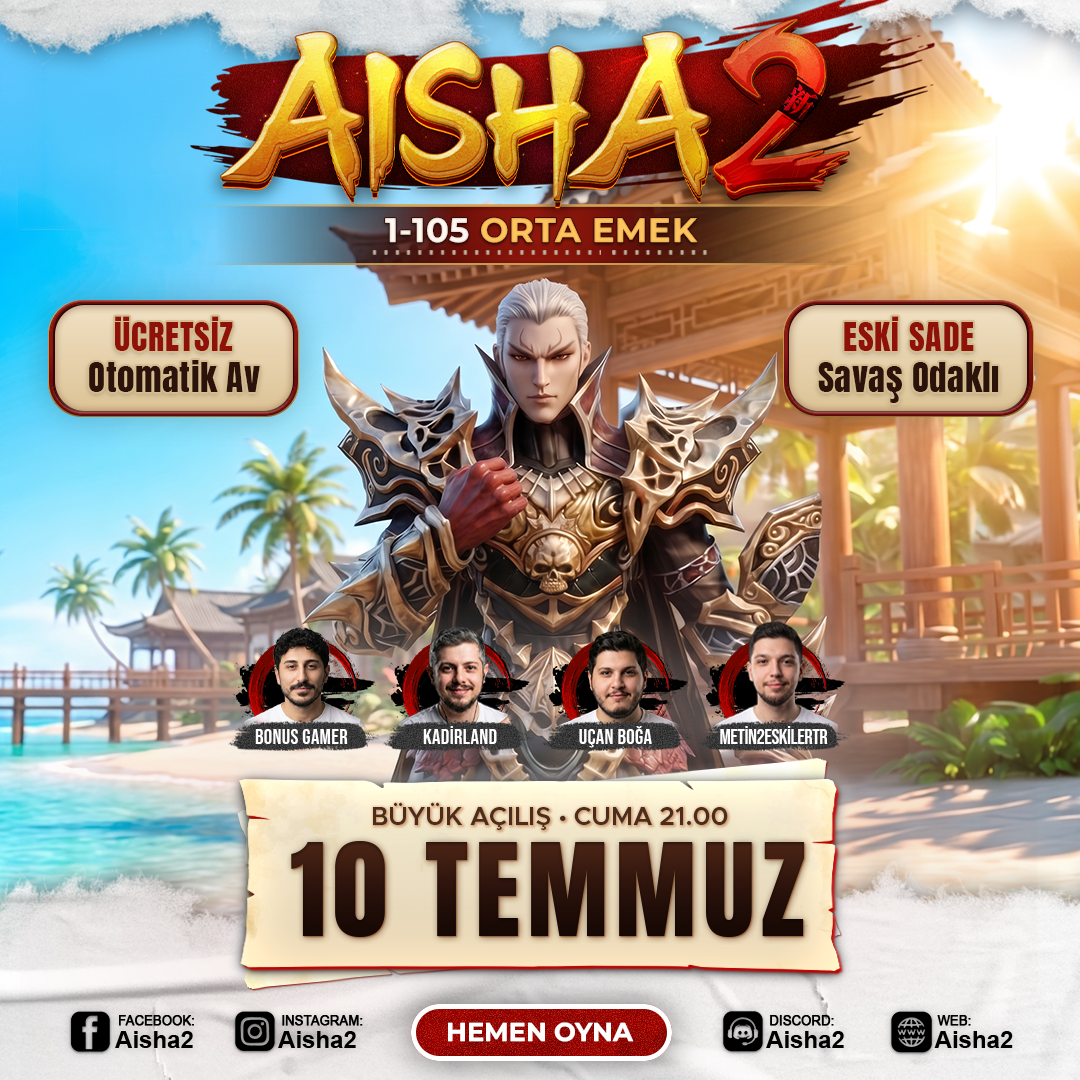 Aisha2 1-105 Metin2 Pvp SERVER